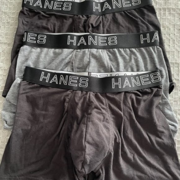 Hanes set of 3 boxers briefs size M - Picture 1 of 1